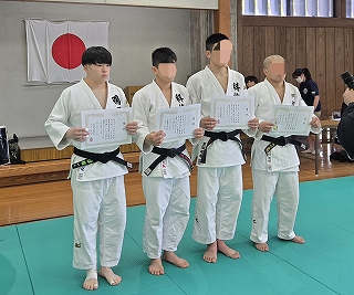 4.27ジュニア体重別 大久保君表彰