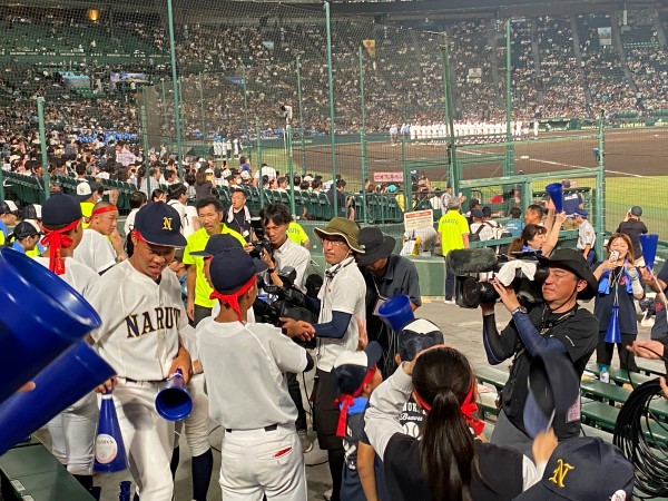 初戦勝利スタンドよりr