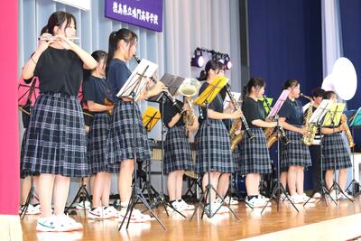 【吹奏楽部】学校祭（前日祭）2