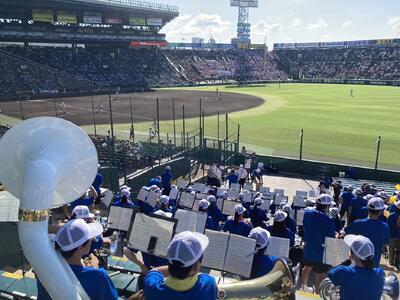 【吹奏楽部】甲子園、友情応援2