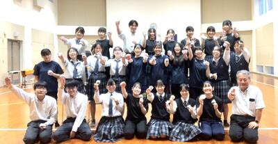 【吹奏楽部】吹コン県大会前日，願いを込めて