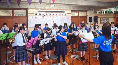 【吹奏楽部】『なると北灘おんがく会』に出演しました2