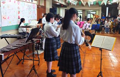 【吹奏楽部】『なると北灘おんがく会』に出演しました3