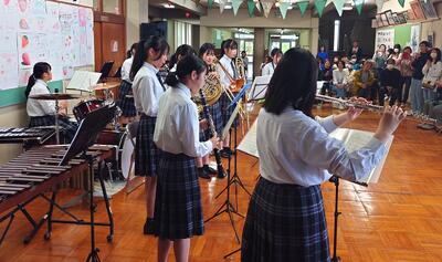 【吹奏楽部】『なると北灘おんがく会』に出演しました4