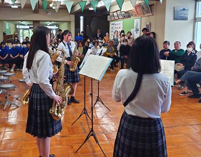 【吹奏楽部】『なると北灘おんがく会』に出演しました6