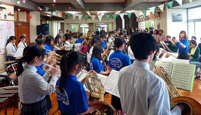 【吹奏楽部】『なると北灘おんがく会』に出演しました7