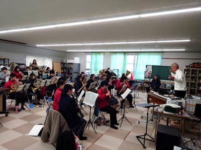 【吹奏楽部】ジョイント・コンサートの練習を行いました1