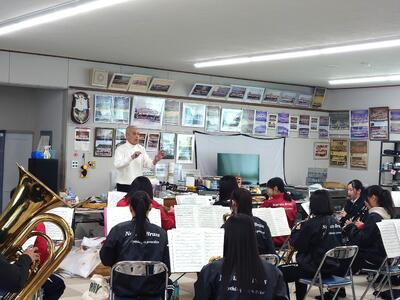 【吹奏楽部】ジョイント・コンサートの練習を行いました2