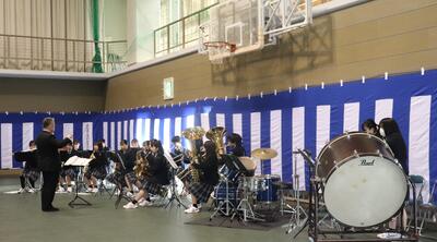 【吹奏楽部】卒業式で演奏しました2