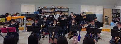 【吹奏楽部】送別会1