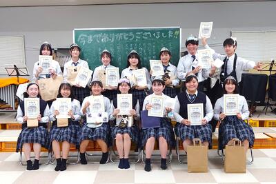 【吹奏楽部】卒部式20231