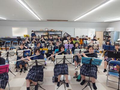 【吹奏楽部】３年生と最後の合奏