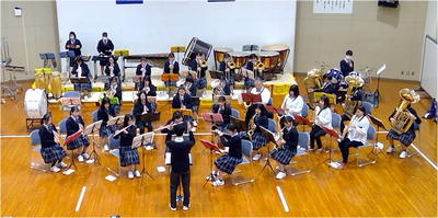 【吹奏楽部】春のコンサートを開催しました1