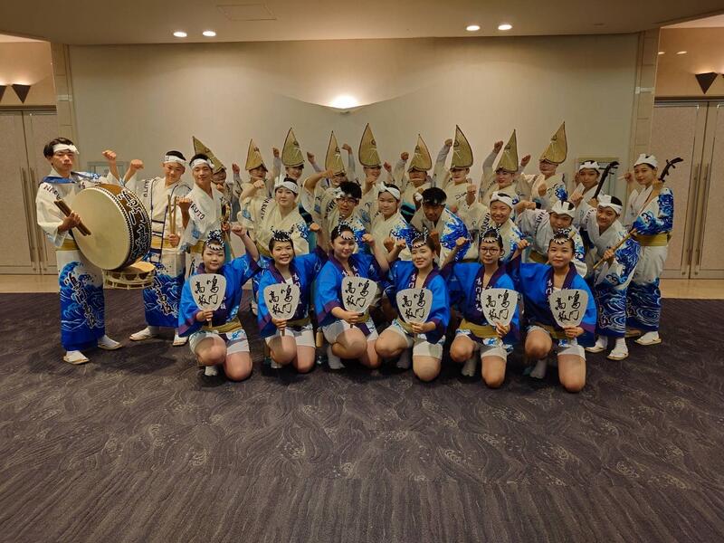 阿波踊り部　全国専修学校各種学校総合連合会四国ブロック徳島県大会3