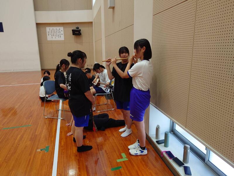 阿波踊り部　中学生体験入学3