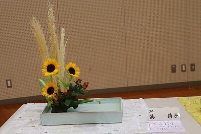 文化祭「華道展」4