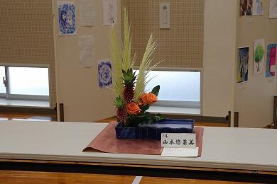 文化祭「華道展」 3