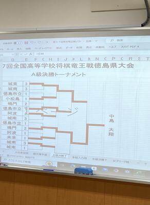 第３７回全国高等学校将棋竜王戦徳島県予選2