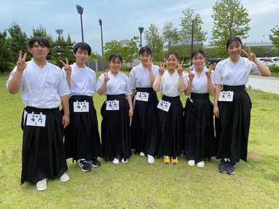 県高校総体弓道競技2