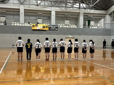 新人ハンドボール大会結果（ハンドボール部女子）1