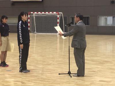 県高校総体結果（女子ハンドボール部）2
